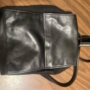 Nine West Black minimalist backpack